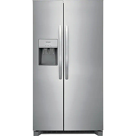 Frigidaire - 36 in. Wide 25.6 Cu. Ft. Side-by-Side Refrigerator - Stainless Steel $1089.99 Bestbuy.com