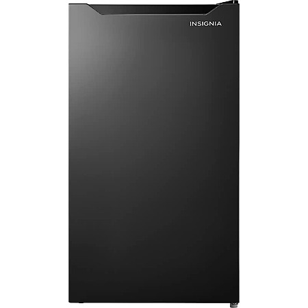 Insignia™ - 3.3 Cu. Ft. Mini Fridge with Door Storage and ENERGY STAR Certification - Black $109.99 Bestbuy.com