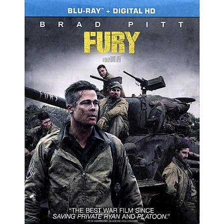 Fury [BLU-RAY] + Digital $8.40 Walmart.com