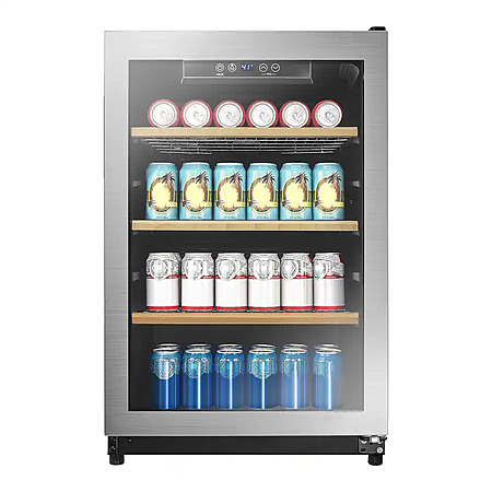 Insignia™ - 130-Can Beverage Cooler - Silver $279.99 Bestbuy.com