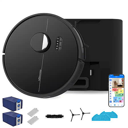 bObsweep - Dustin Self-Emptying Robot Vacuum & Mop with Odor Control Dock, 1 Gal Capacity, Privacy First U.S. Software - Night $149.99 Bestbuy.com