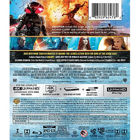 Aquaman (4K Ultra HD) $14.99 Amazon.com