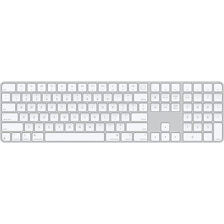 Magic Keyboard with Touch ID and Numeric Keypad for Mac models with Apple silicon (USB-C) - White Keys $149.99 Bestbuy.com