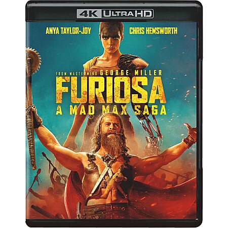 YMMV Furiosa: A Mad Max Saga (4K Ultra HD) $10.49 With Coupon ( Southwest) Maybe region Specific