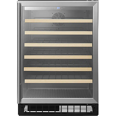 Insignia™ - 61-Bottle Wine Cooler - Stainless Steel $449.99 Bestbuy.com