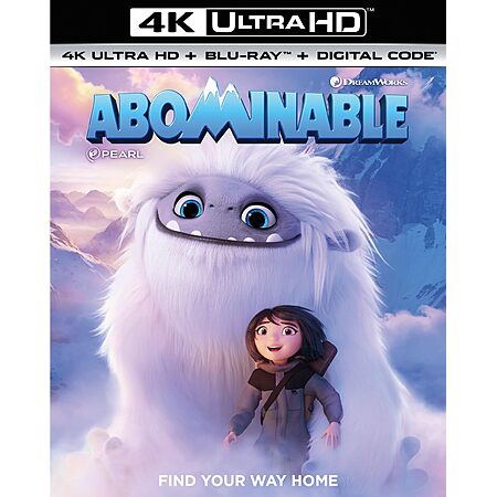 Abominable 4K + [Blu-ray] + Digital $9.94 Amazon.com
