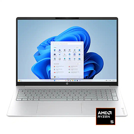 HP - OmniBook 3 - 16" 2K Touchscreen Laptop - AMD Ryzen 5 40 - 16GB Memory - 256GB SSD - Glacier Silver $549.99 Bestbuy.com