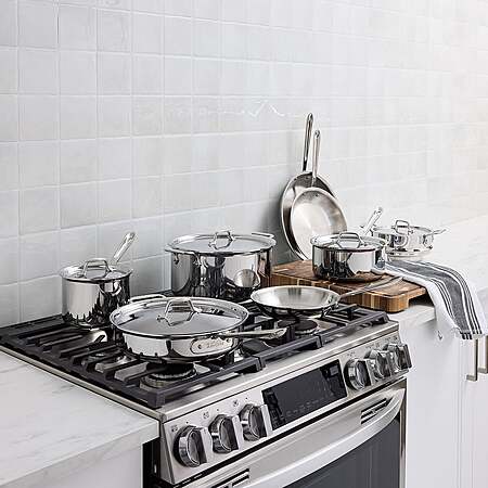 All-Clad D3 13-piece Stainless Steel Cookware Set $649.99 Free Shipping Costco.com