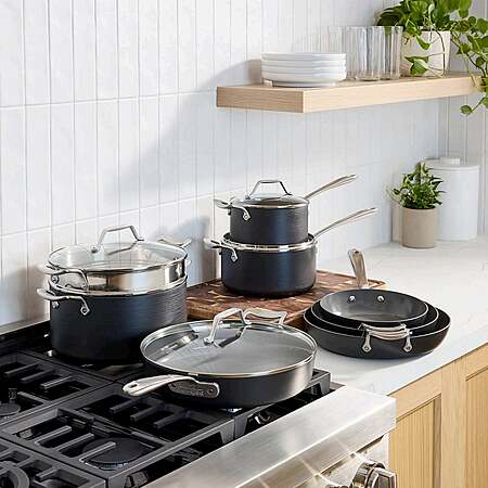 All-Clad Ceramic Nonstick 12-piece Cookware Set $369.99 Free Shipping Costco.com