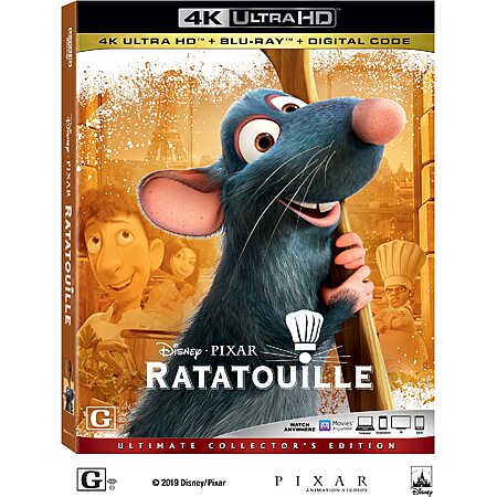 Prime Members: Ratatouille [4K UHD + Blu-ray + Digital] $21.35 + Free S&H