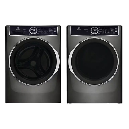 Package - Electrolux - 4.5 Cu.Ft. Stackable Front Load Washer with Steam and SmartBoost Wash System and 8.0 Cu. Ft. Stackable Electric Dryer $1499.98 Bestbuy.com