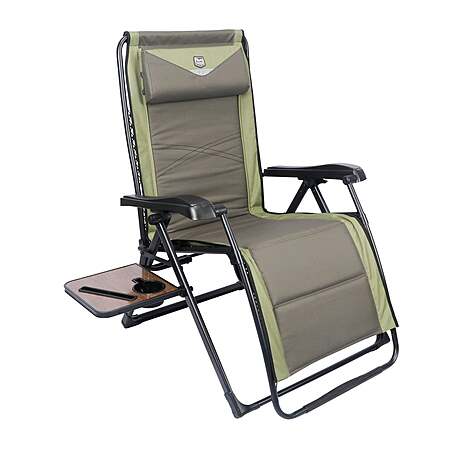 Timber Ridge Zero Gravity Lounger with Side Table and Adjustable ...