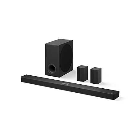 LG - 7.1.3-Channel S90TR Home Theater Soundbar with Wireless Subwoofer and Rear Speakers, Dolby Atmos, WOW Orchestra - Black $699.99 Bestbuy.com