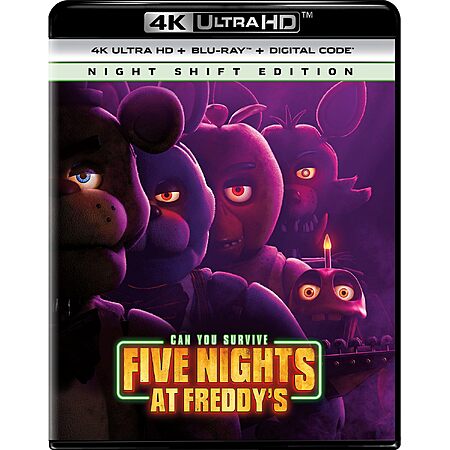 Five Nights at Freddy's - Night Shift Edition 4K Ultra HD + Blu-ray + Digital $14.99 Amazon.com