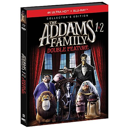 The Addams Family 1 & 2 Double Feature - Collector's Edition 4K Ultra HD + Blu-ray [4K UHD] $23.99 Amazon.com