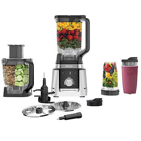 Ninja Deluxe Blender & Kitchen System with 88-oz. Pitcher, 9-Cup Processor & Auto-iQ $134.99 + $4.99 shipping Costco.com