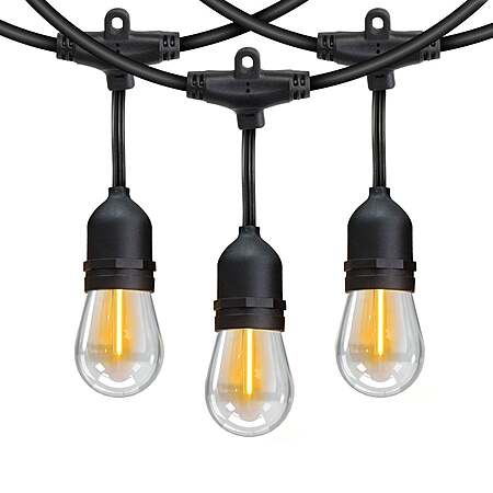 Feit 48' LED String Light Black or White 1 Pack $26.99 2 Pack $42.99 3 Pack $56.99 Black or White Free Shipping Costco.com