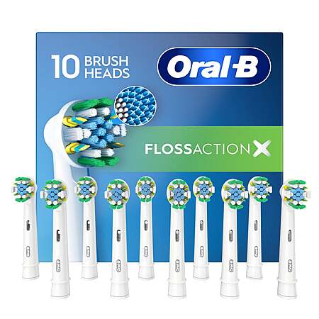 Costco Members: 10-Ct Oral-B Floss Action Replacement Electric ...