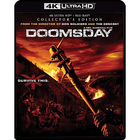Doomsday - Collector's Edition 4K Ultra HD + Blu-ray [4K UHD] $16.49 Amazon.com