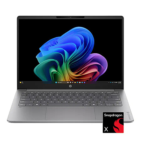 HP - OmniBook 3 - 14" 2K OLED Laptop - Snapdragon X (8-Core CPU) - 16GB Memory - 512GB SSD - Copilot+ - 41+ Hrs Battery Life¹ - Nouvelle Silver $599.99 Bestbuy.com