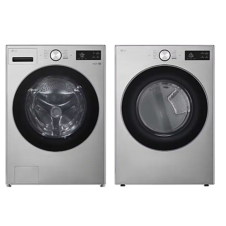 Package - LG - 5.0 Cu. Ft. High-Efficiency Stackable Smart Front Load Washer with Steam and TurboWash 360° and 7.4 Cu. Ft. Stackable Smart Electric Dryer $2099.98 Bestbuy.com