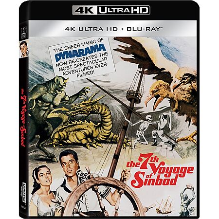 The 7th Voyage of Sinbad 4K UHD + Blu Ray $26.99 Amazon.com
