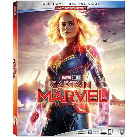Captain Marvel Blu Ray + Digital HD $11.07 Amazon.com