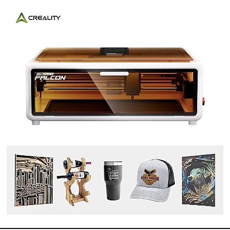 (OPEN BOX] Creality Falcon A1 10W Laser Engraver And Air Assist (White)