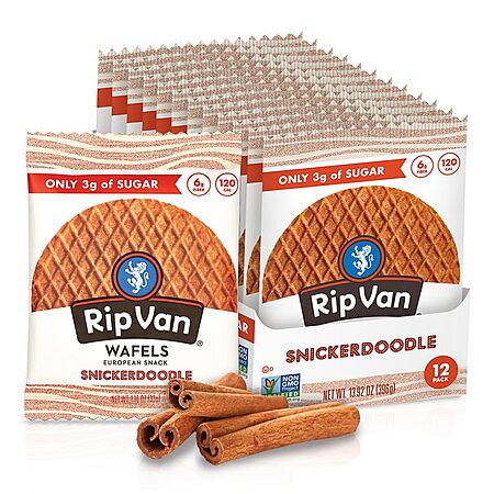 Rip Van Wafels Snickerdoodle Stroopwafels $9.09 w/ Subscribe & Save at Amazon