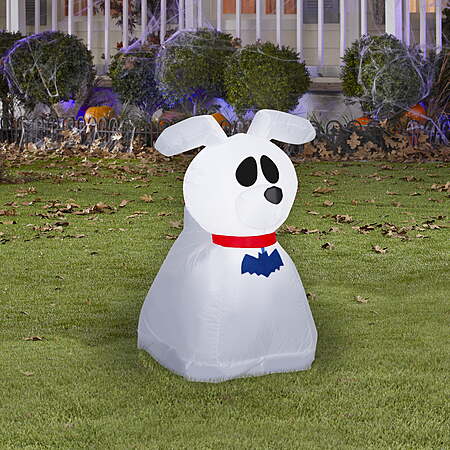 Ghost Dog Airblown Yard Inflatable, Multicolor, 3', Halloween by Way To ...