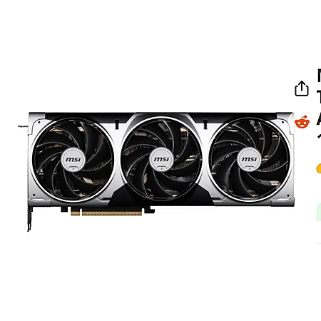 MSI Ventus GeForce RTX 5070 Ti 16GB GDDR7 PCI Express 5.0 After $20 Rebate Card $729.99