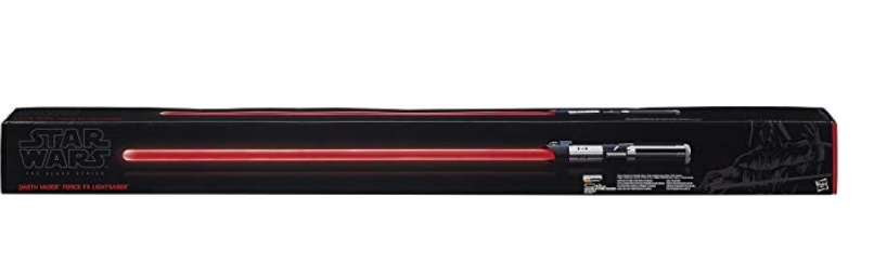 Star Wars The Black Series Darth Vader Force FX Lightsaber (Amazon Exclusive) $99.99 + tax, FS w Prime