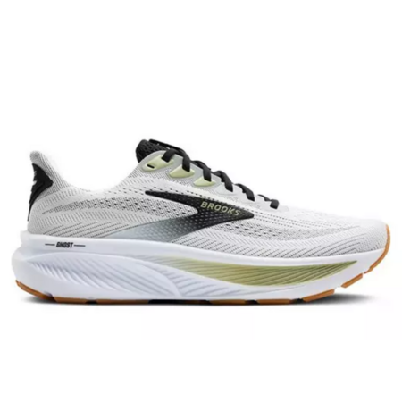 Brooks Men's Ghost 17 Running Shoes (White/Pink Clay/Gecko) $74.23