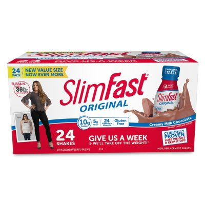 SlimFast Original Creamy Milk Chocolate Ready to Drink Meal Replacement ...
