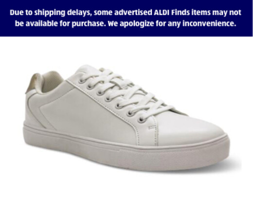 Aldi White Tennis Shoes Sizes 8 11 YMMV 12.99