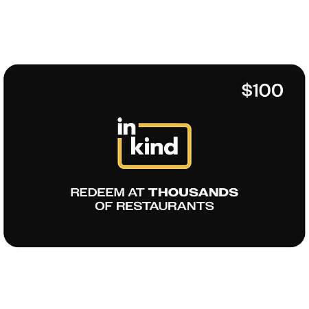 Costco Members: $100 inKind eGift Card (Email Delivery) $65 