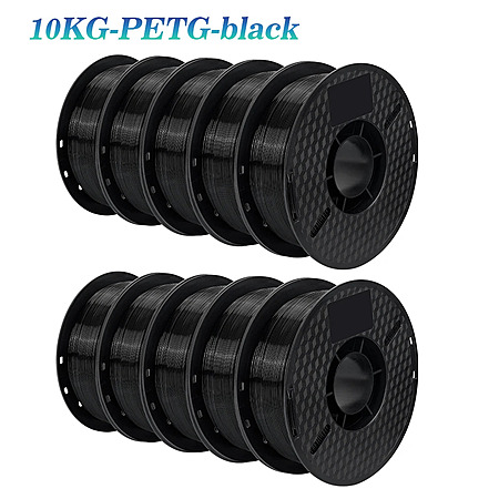 10kg 1.75mm KINGROON PETG 3D Printer Filament (Black) $49.70 + Free S&H
