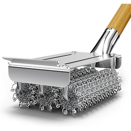 18" House Again Bristle-Free Stainless Steel BBQ Grill Brush w/ Scraper (Various) from