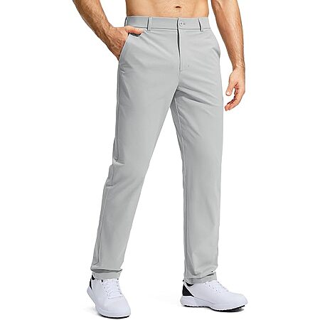 Pudolla Men's Stretch Golf Pants w/ Pockets (Select Sizes & Colors)
