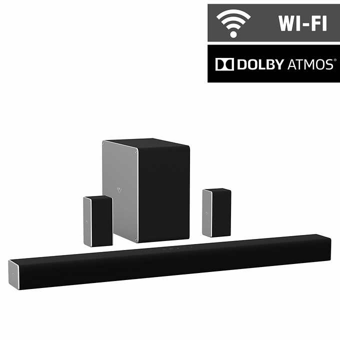 Vizio SB36512-F6 36" 5.1.2 Home Theater Sound System and Wireless Subwoofer with Dolby Atmos $289.99