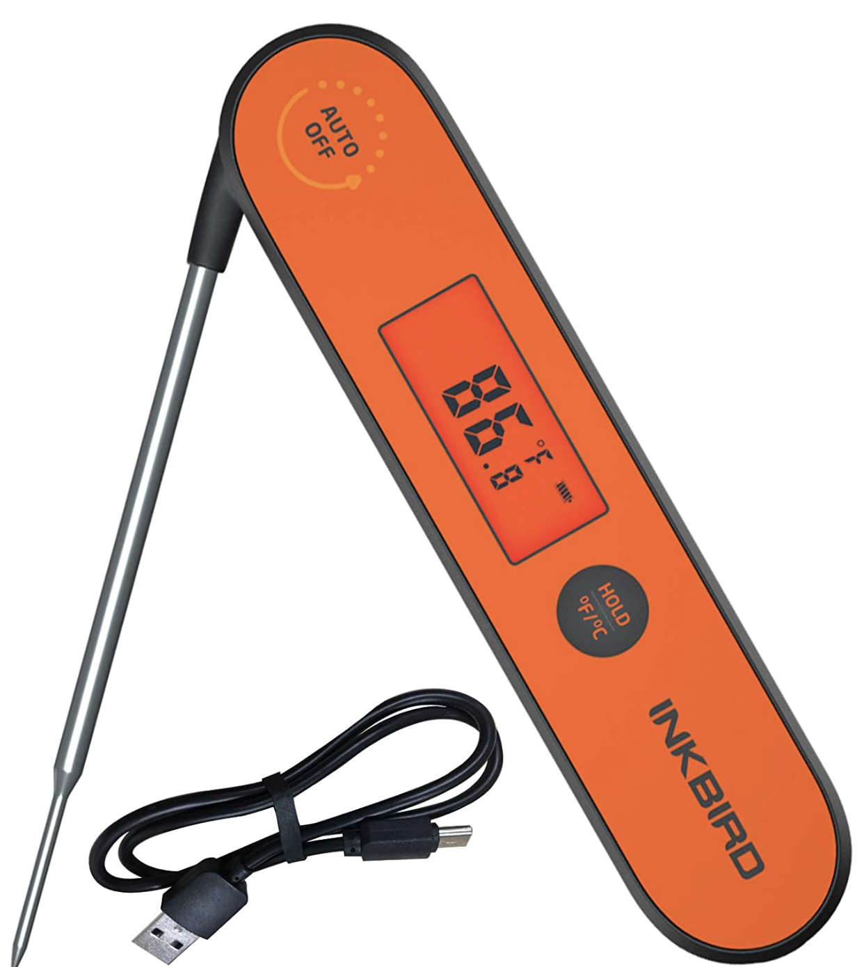 Inkbird Instant Read Waterproof Meat Thermometer IHT-1P - $14.99 AC