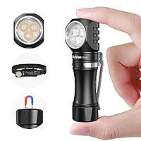 Wurkkos HD10 Right Angle 1200 Lumen Rechargeable Mini Flashlight Headlamp