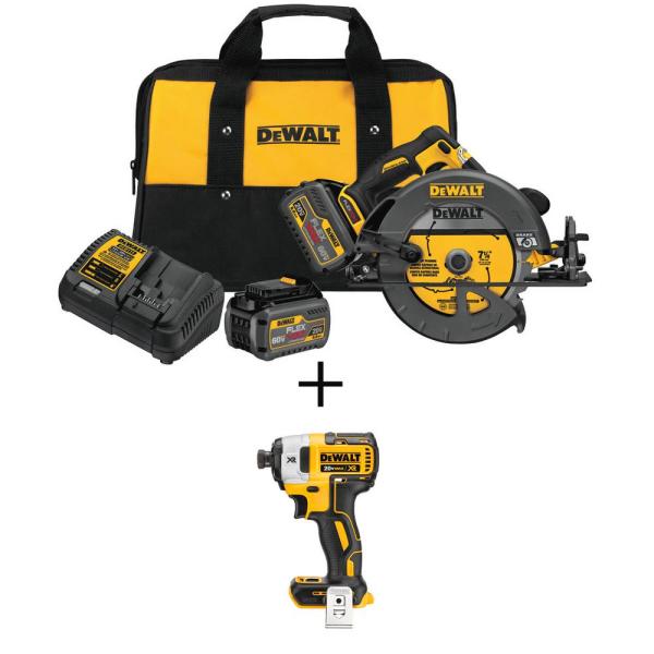 Home Depot Deal of the day DeWalt Flexvolt circ saw or Recip saw 2 6AH batts and 887 impact driver $379