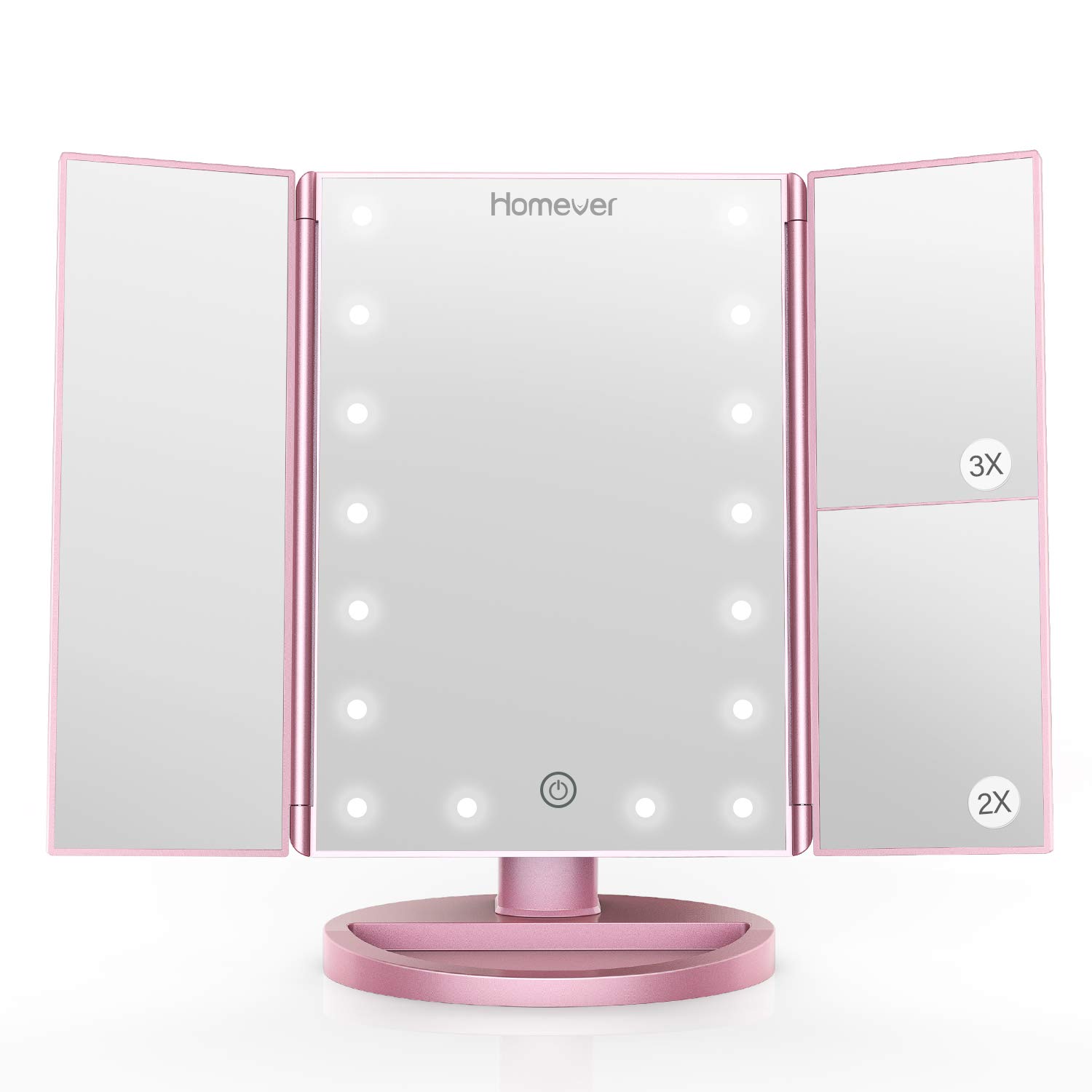 HOMEVER Makeup Mirror 21 LED Lighted with Touch Screen $20.79 + Free Shipping