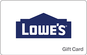 Buy a $100 Lowe's Gift Card for only $90. Promo Code LOWES320