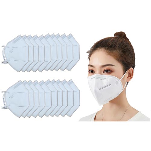 KN95 Protective Standard Face Mask, Disposable Earloop 3-Ply Face Mask $4.49