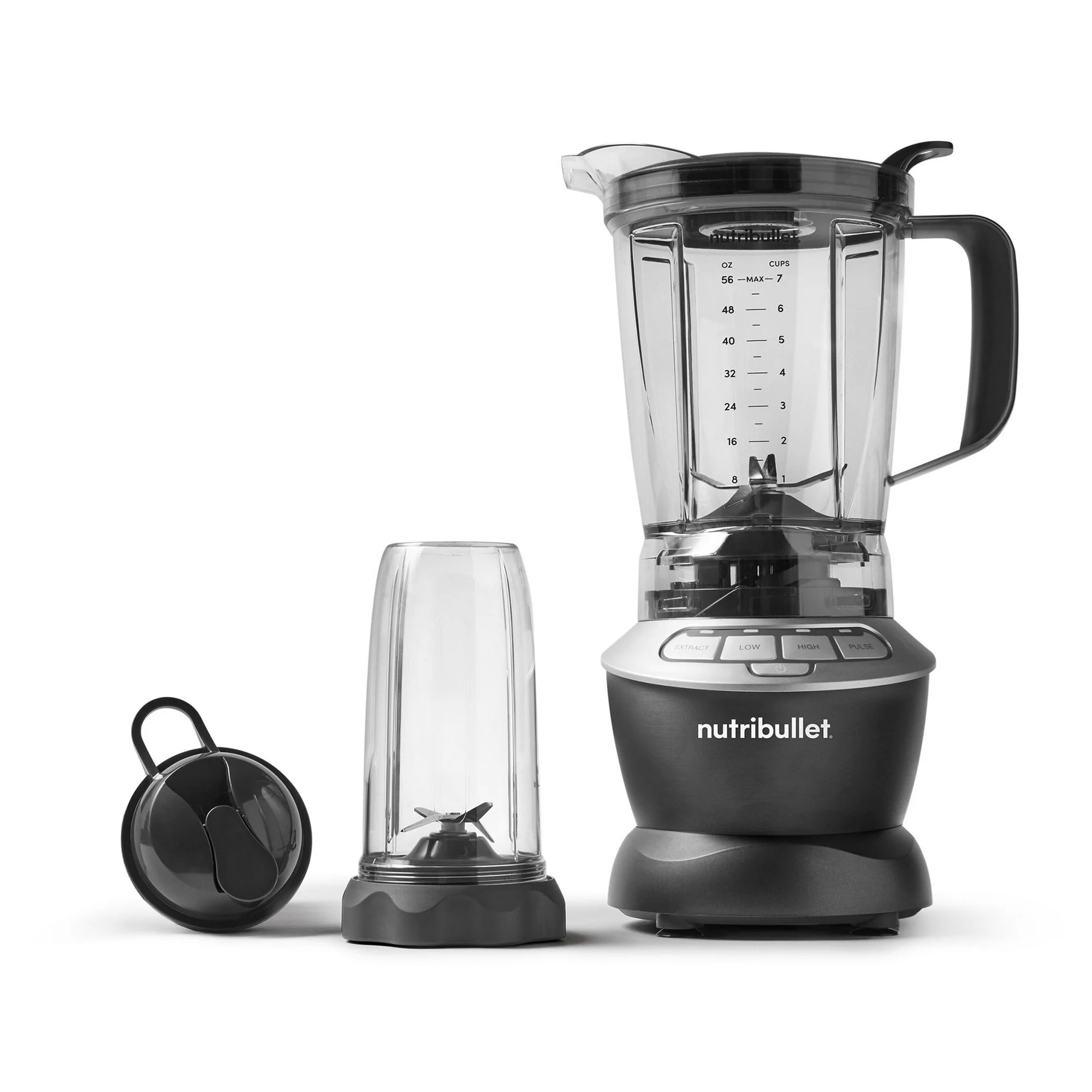 Nutribullet Blender Combo w/ 56-Oz Pitcher & Single-Serve Cups $59 ...