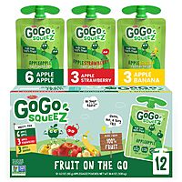 12-Pack GoGo Squeez Applesauce & Fruit on the Go Variety Pack $5.67 w/ S&S + Free Shipping w/ Prime or on $35+