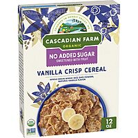 12-Oz Cascadian Farm Organic Vanilla Crisp Breakfast Cereal w/ No Added Sugar