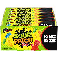 18-Pack 3.4-Oz Sour Patch Kids King Size Candy $13.54 + Free Shipping w/ Prime or on $35+